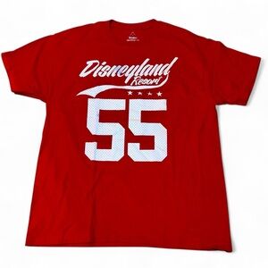 Disneyland Resort Red '55' Graphic Tee- Size Large